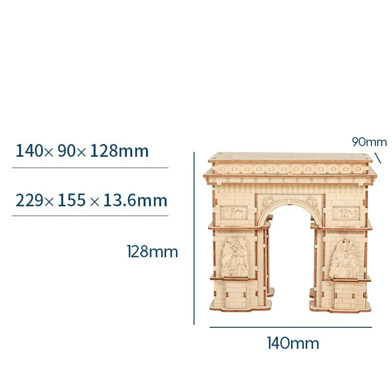 Creative 3d three-dimensional puzzle handmade - Image 8