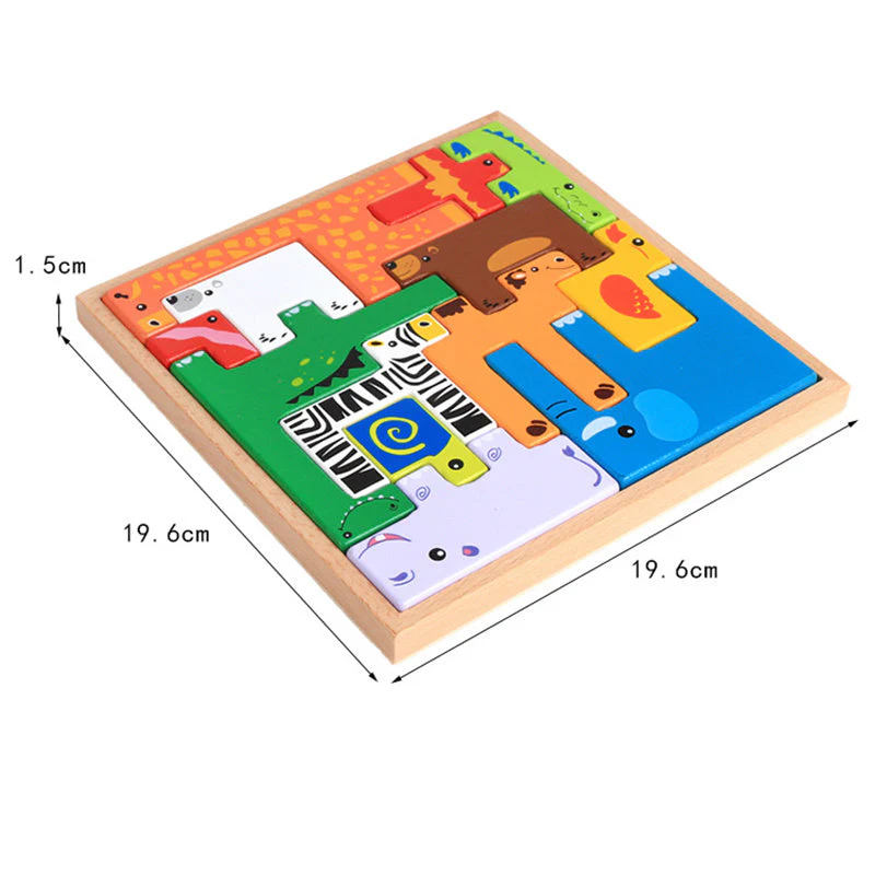 Creative Animal Puzzle ,Building Blocks - Image 2