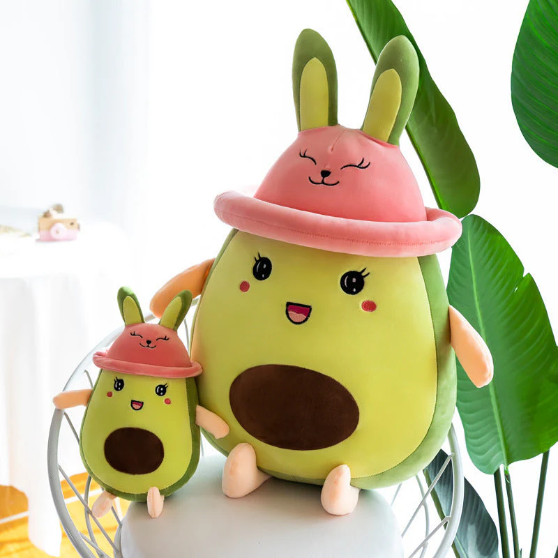Creative Avocado Bunny Pillow Plush Toy Doll Girl Birthday Gift - Image 2