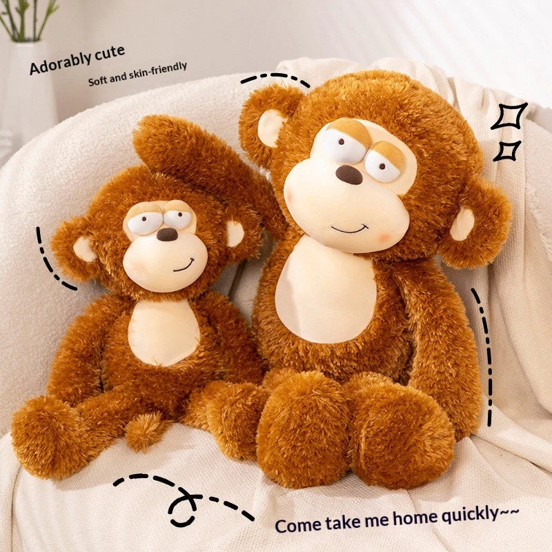 Creative Cartoon Monkey Plush Doll Stuffed Toy - Image 2