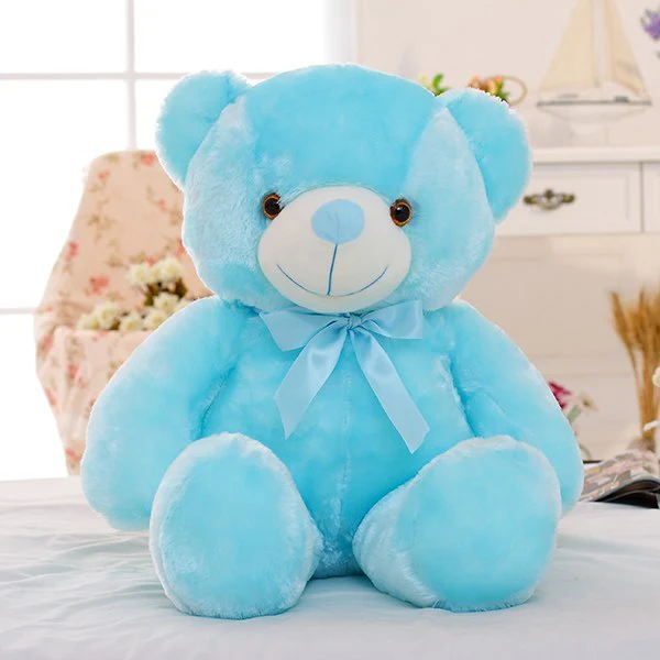 Creative Light Up LED Teddy Bear Stuffed Animals Plush Toy Colorful Glowing Christmas Gift For Kids Pillow - Image 9