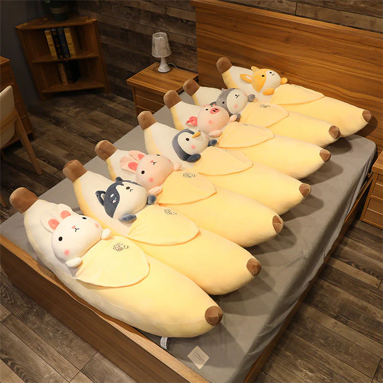 Creative Peeling Banana Plush Toy - Image 2