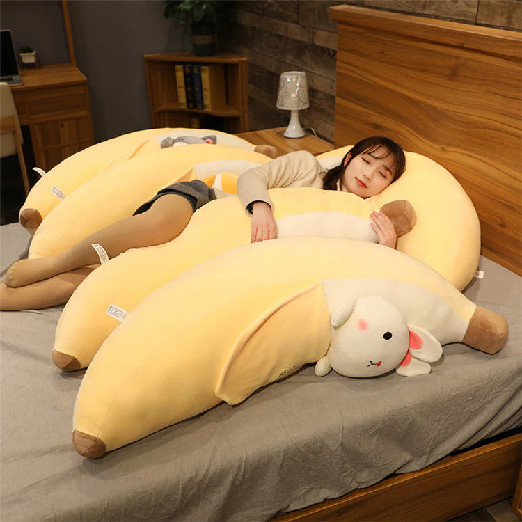 Creative Peeling Banana Plush Toy - Image 3