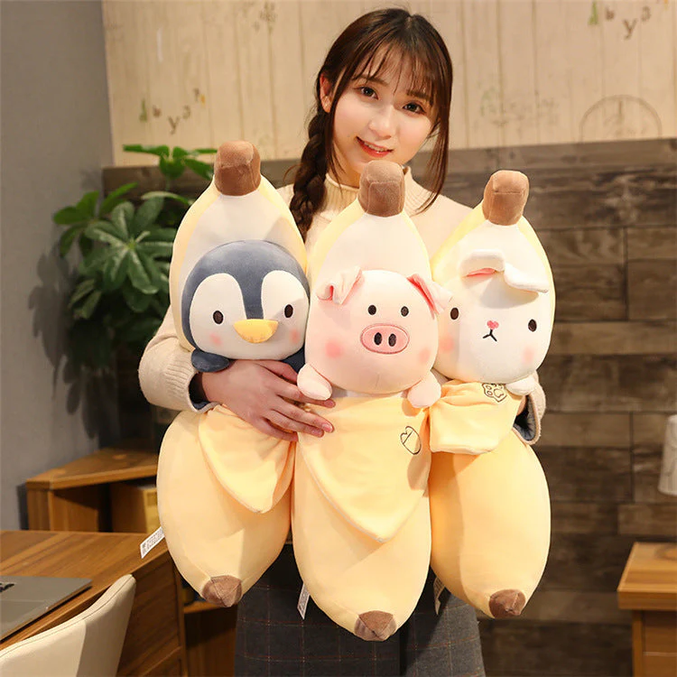 Creative Peeling Banana Plush Toy - Image 5