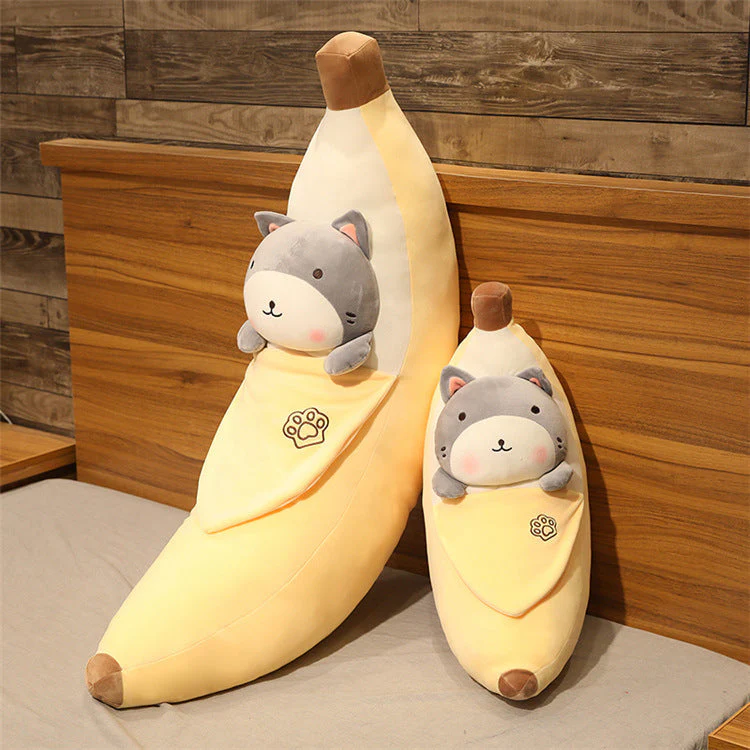 Creative Peeling Banana Plush Toy - Image 8