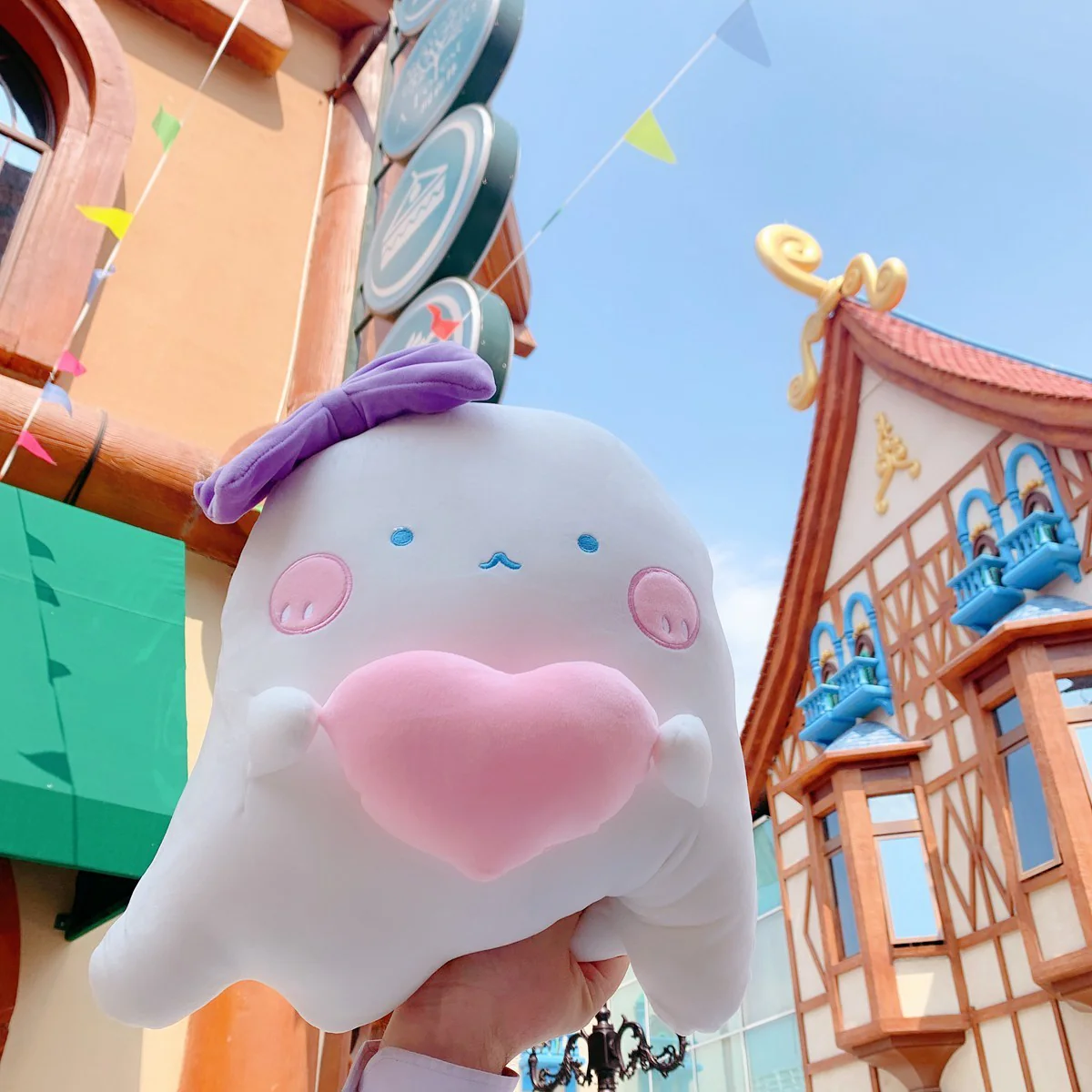 Creative Plush Toy Ghost Keychain Pendant - Image 5