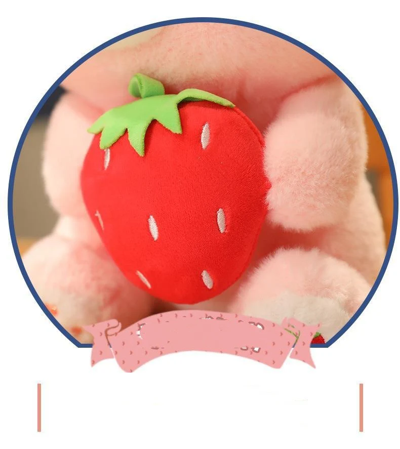 Creative Strawberry Rabbit Doll Children's Toy - Image 2