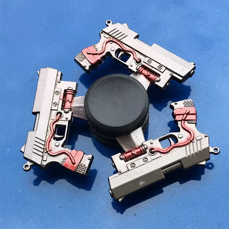 Creativity Hand Spinner Gun Zinc Alloy Metal Fidget King of Glory Weapon Series Kids Stress Relief Funny Toys - Image 11