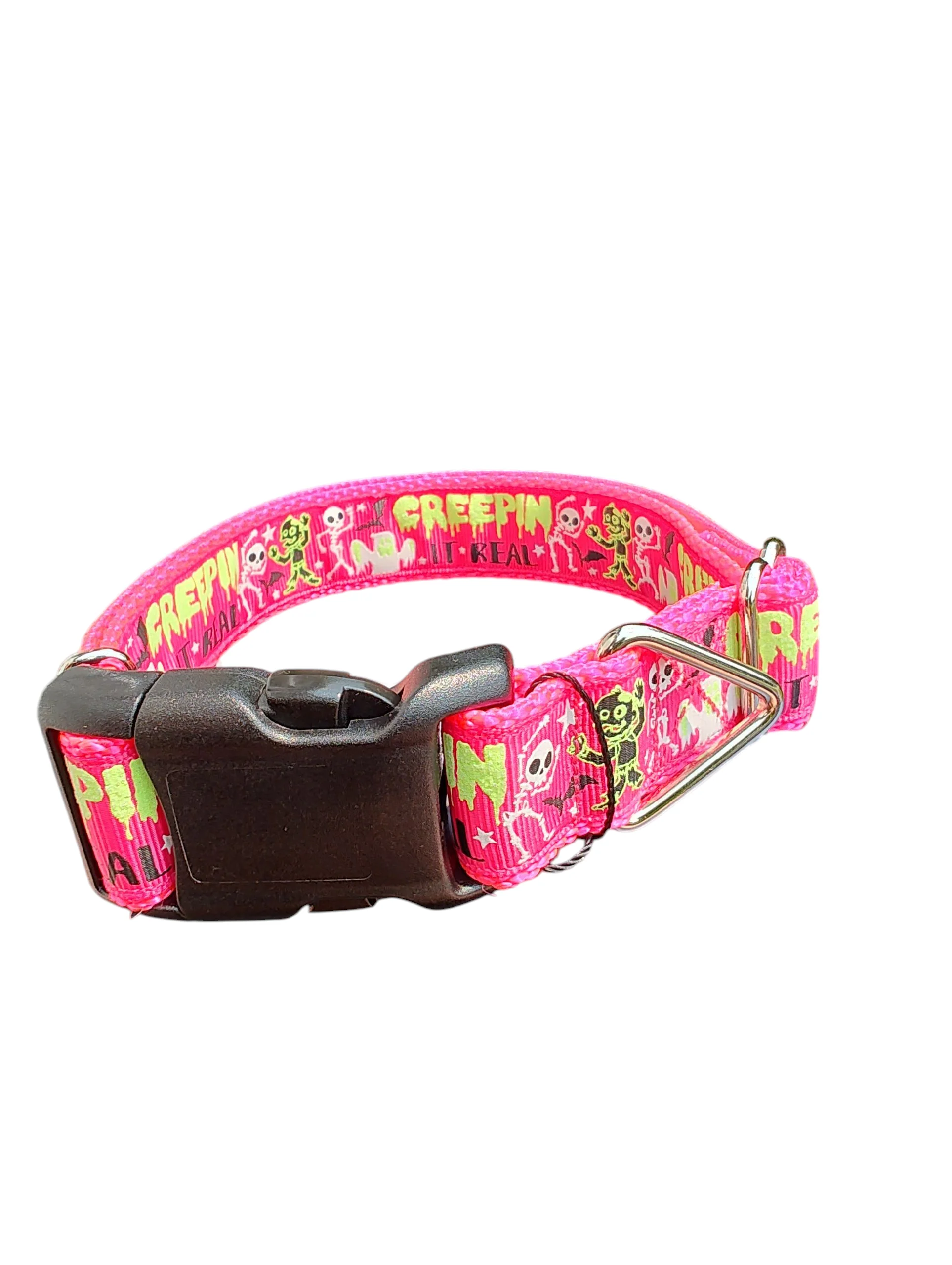 Creepin It Real Nylon Dog Collar - Image 2