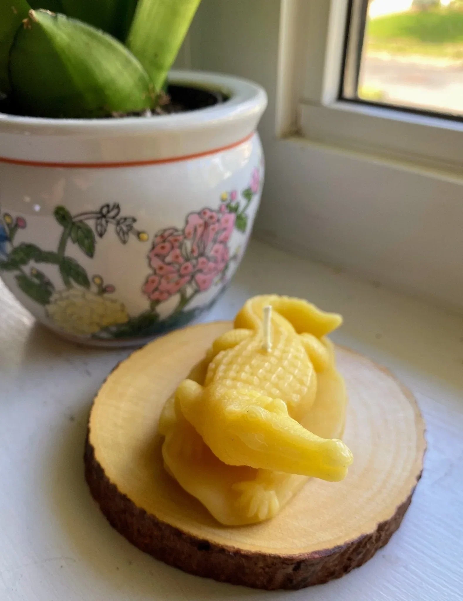 Crocodile Beeswax Candle - Image 3