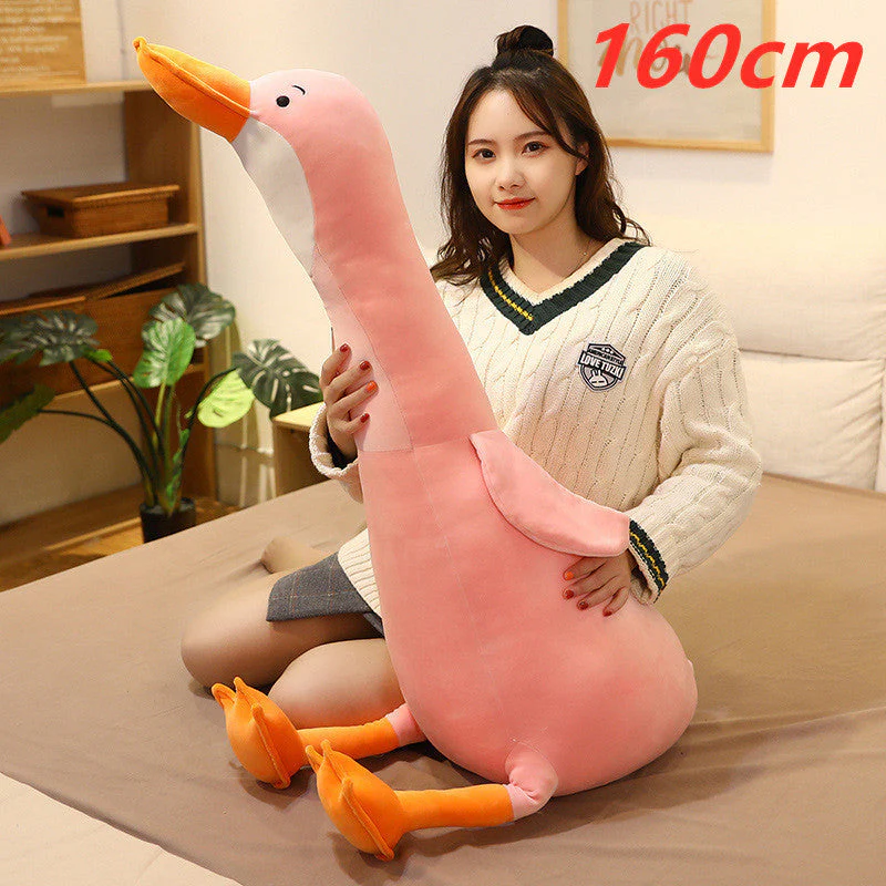 Cross-Border Hot Sale Big White Goose Doll Plush Toy Bed Sleeping Pillow Cushion Girl Child Doll Doll - Image 11