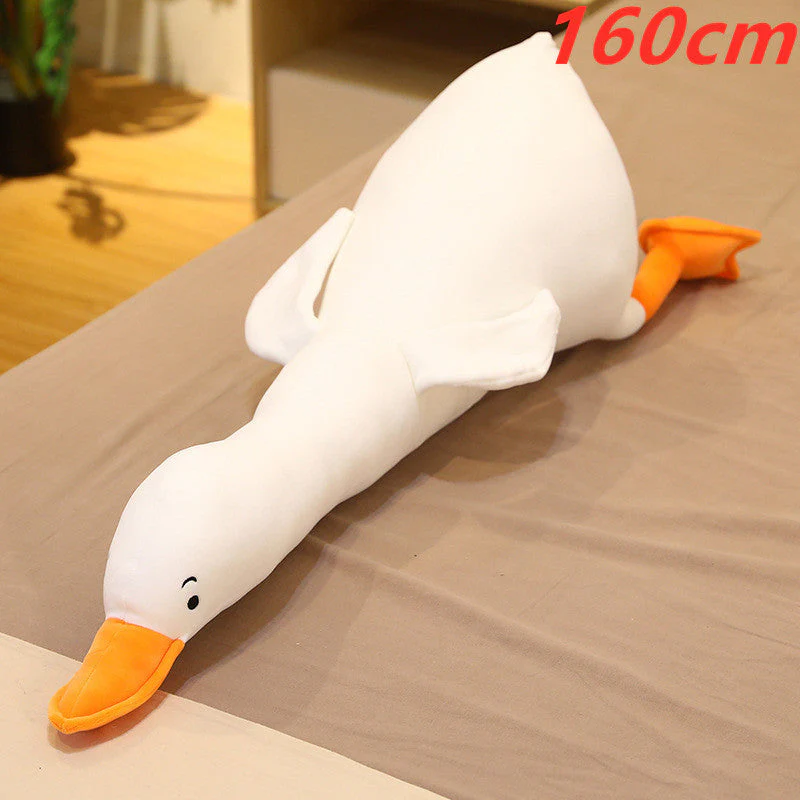 Cross-Border Hot Sale Big White Goose Doll Plush Toy Bed Sleeping Pillow Cushion Girl Child Doll Doll - Image 12