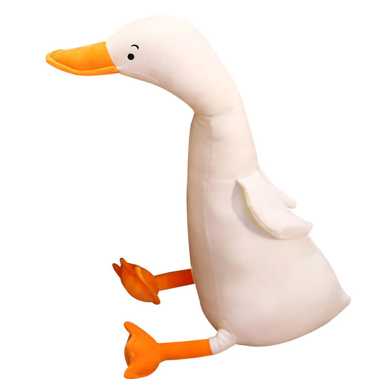 Cross-Border Hot Sale Big White Goose Doll Plush Toy Bed Sleeping Pillow Cushion Girl Child Doll Doll - Image 3