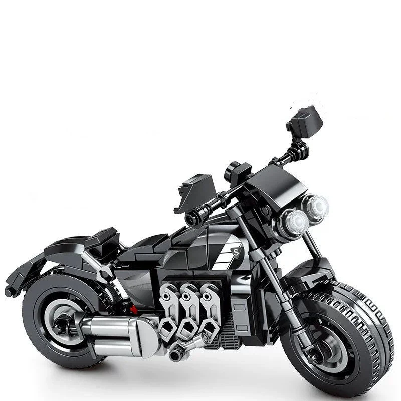 Cross-country Motorcycle Building Block Puzzle Toy - Image 2