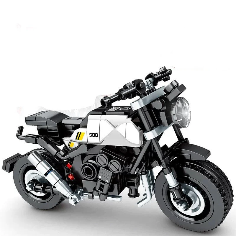 Cross-country Motorcycle Building Block Puzzle Toy - Image 3