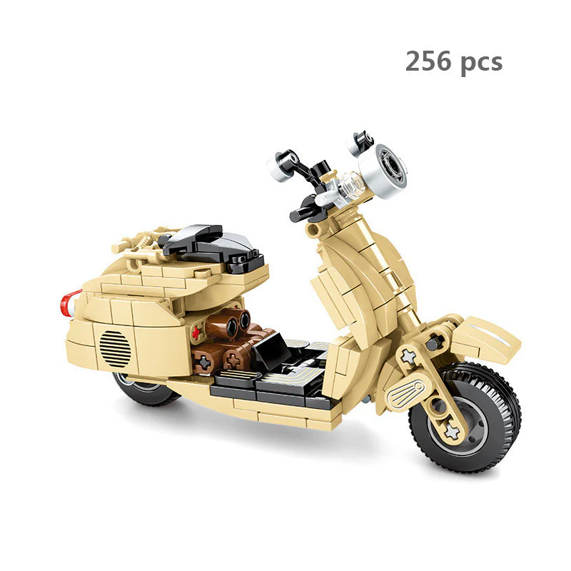 Cross-country Motorcycle Building Block Puzzle Toy - Image 4
