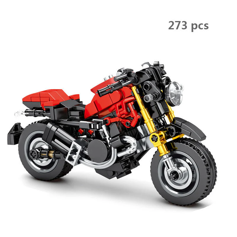Cross-country Motorcycle Building Block Puzzle Toy - Image 6