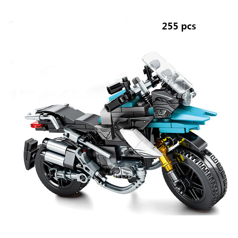 Cross-country Motorcycle Building Block Puzzle Toy - Image 7