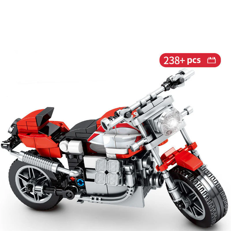 Cross-country Motorcycle Building Block Puzzle Toy - Image 8