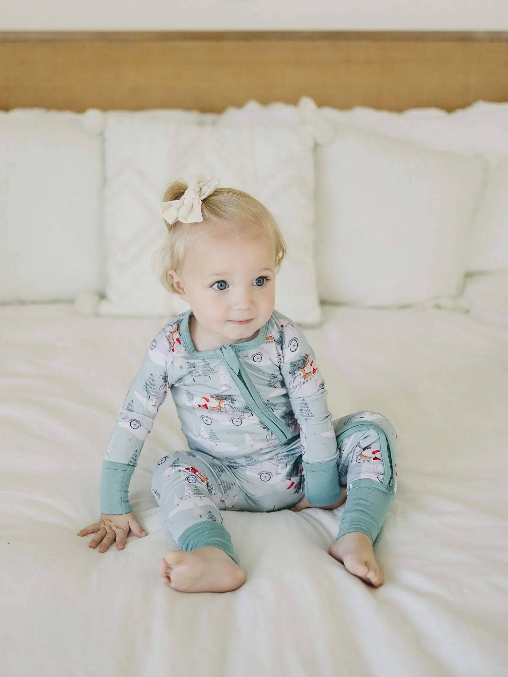 Cruisin' to Christmas Bamboo Zippy Romper - Image 7