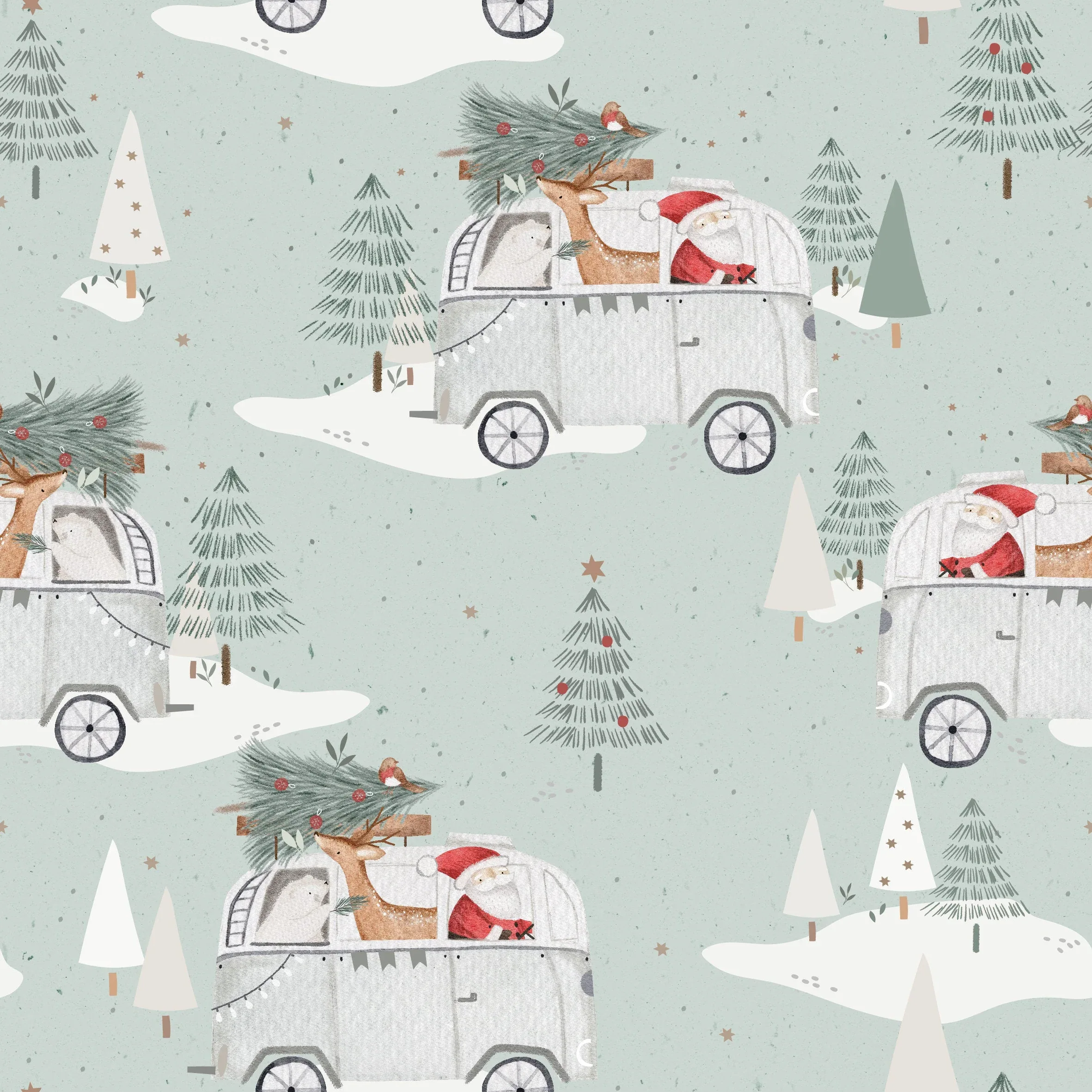 Cruisin' to Christmas Bamboo Zippy Romper - Image 8