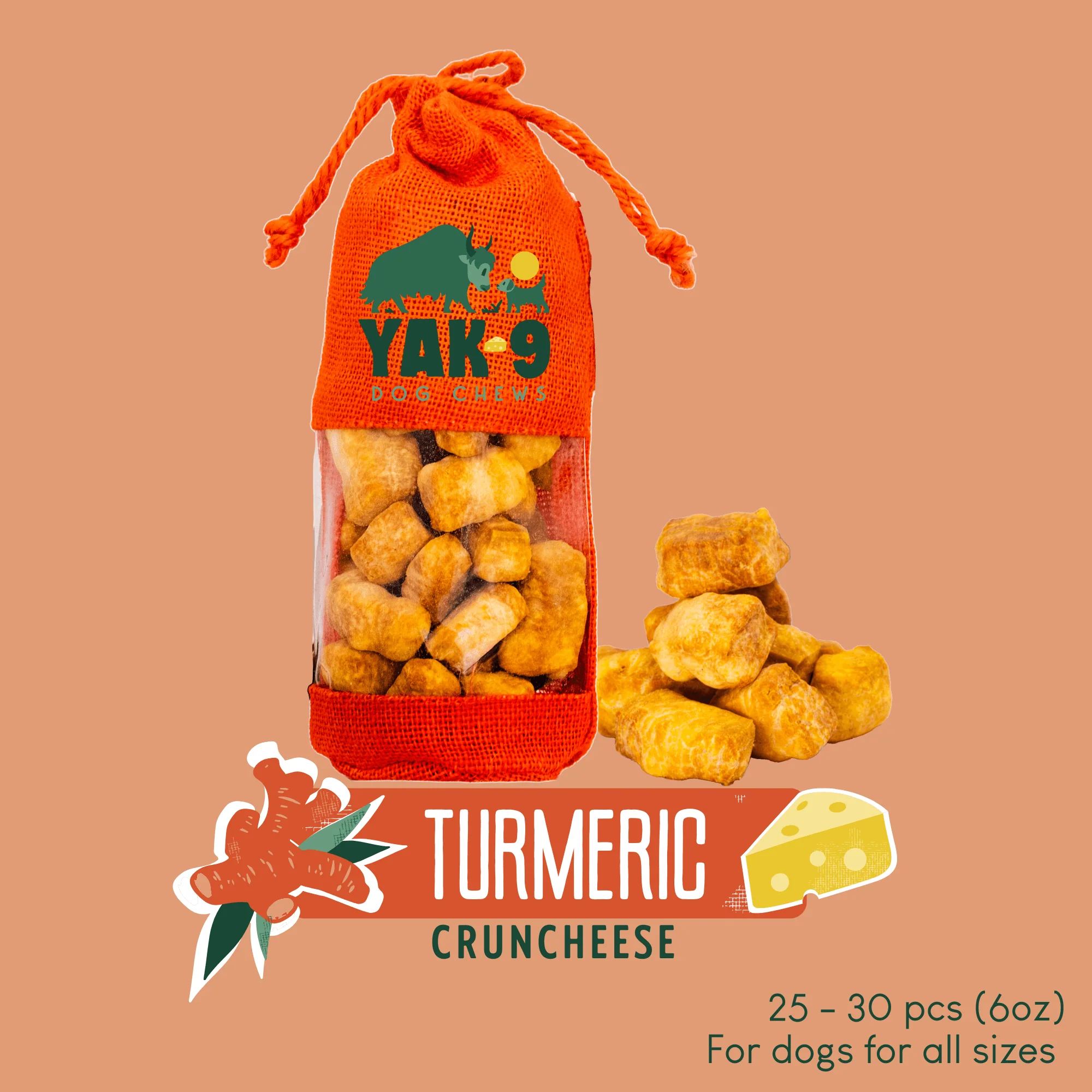 CrunCheese Yak Cheese Treats for Dogs - 6 oz - Image 5