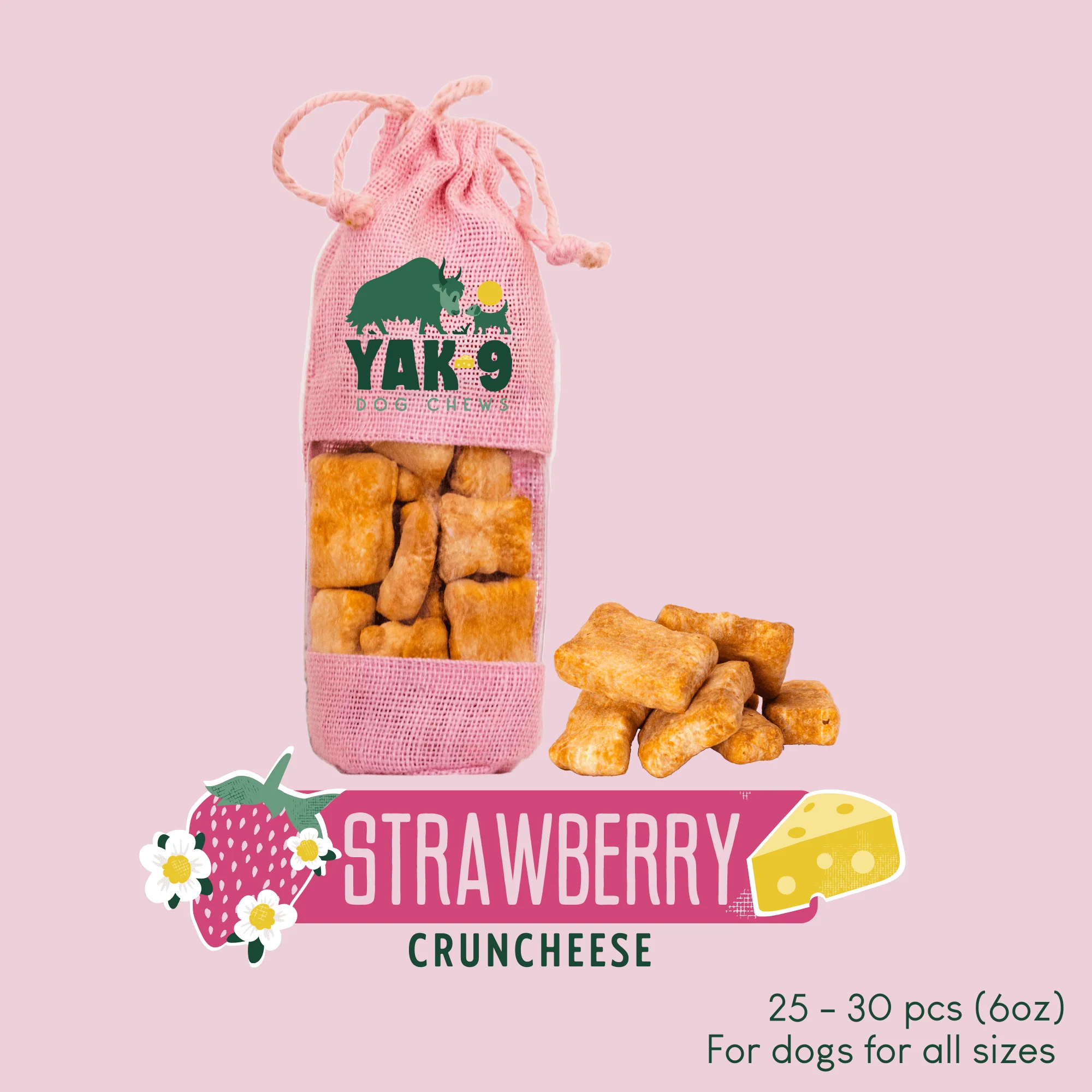 CrunCheese Yak Cheese Treats for Dogs - 6 oz - Image 8