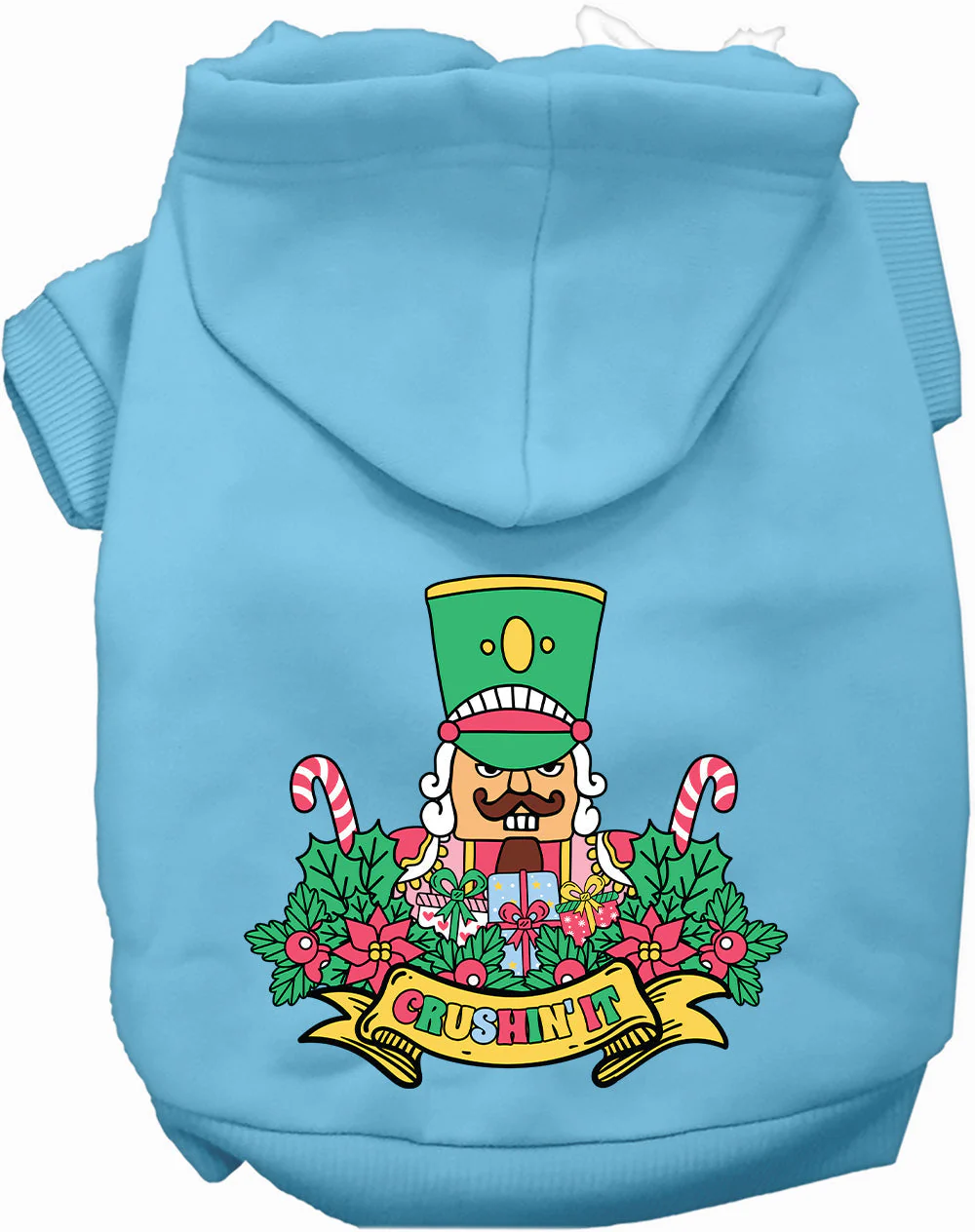 Crushin' It Nutcracker Style Christmas Pet Hoodie - Image 3