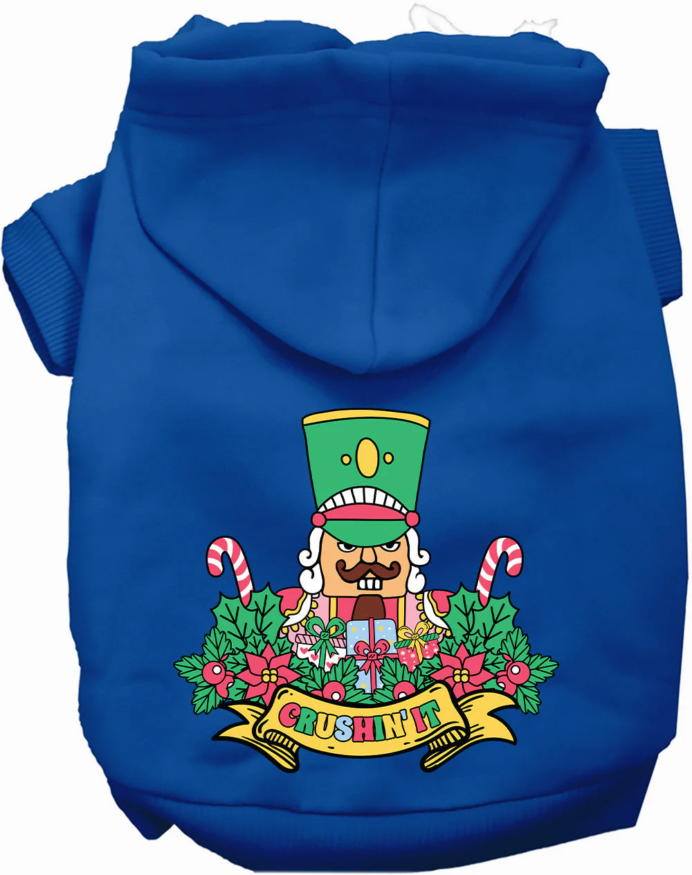 Crushin' It Nutcracker Style Christmas Pet Hoodie - Image 5