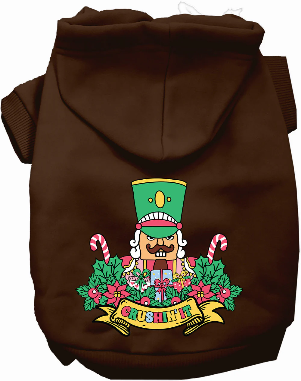 Crushin' It Nutcracker Style Christmas Pet Hoodie - Image 7