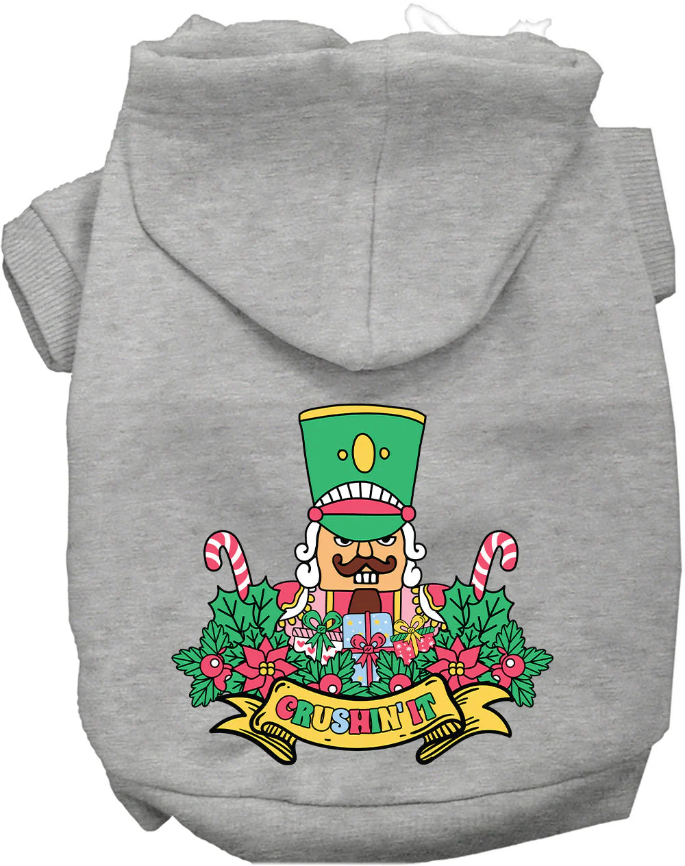 Crushin' It Nutcracker Style Christmas Pet Hoodie - Image 9