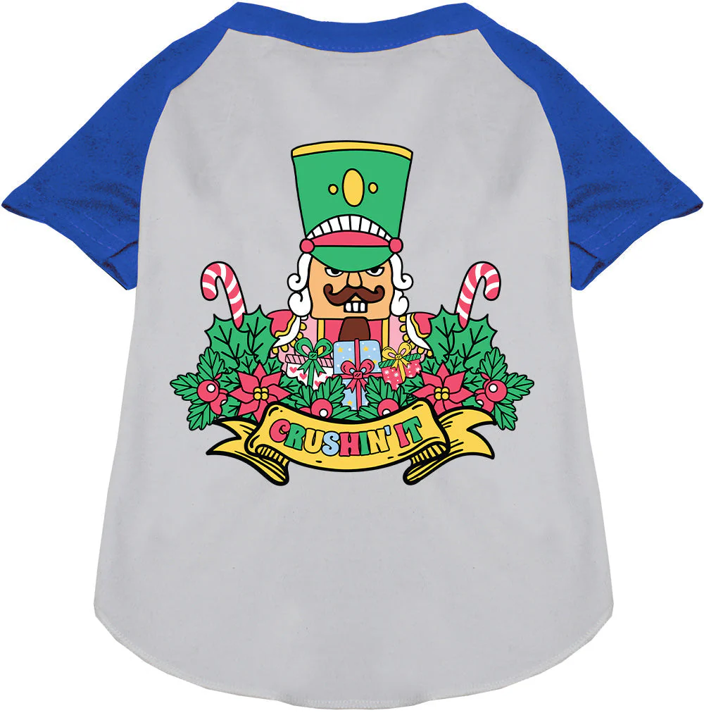 Crushin' It Nutcracker Style Pet Raglan Shirt - Image 4
