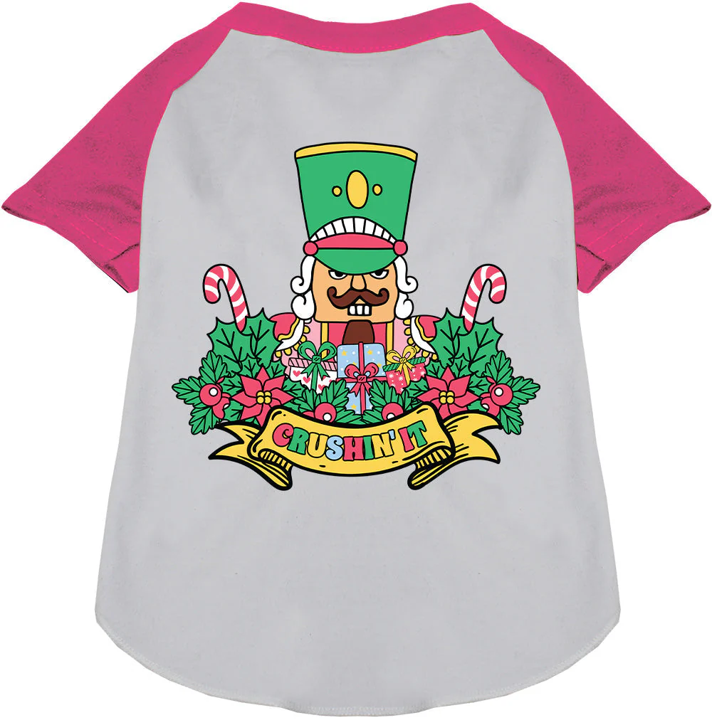 Crushin' It Nutcracker Style Pet Raglan Shirt - Image 5