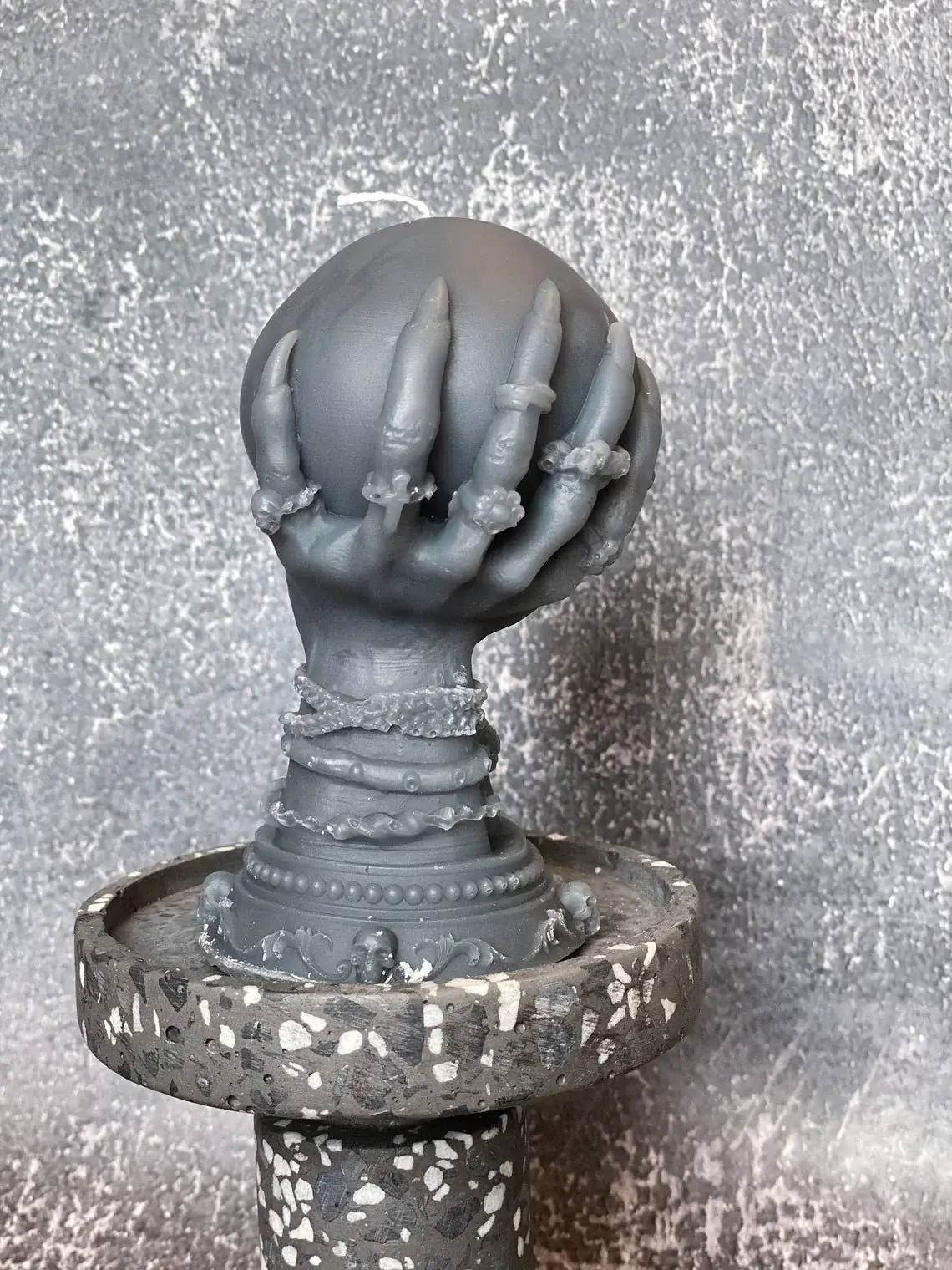 Crystal Ball Candle | Mystical Sculptural Soy Wax - Image 5