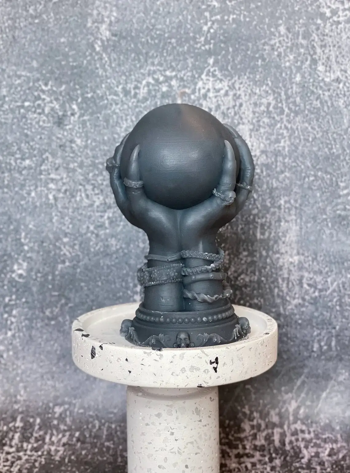 Crystal Ball Candle | Mystical Sculptural Soy Wax - Image 6