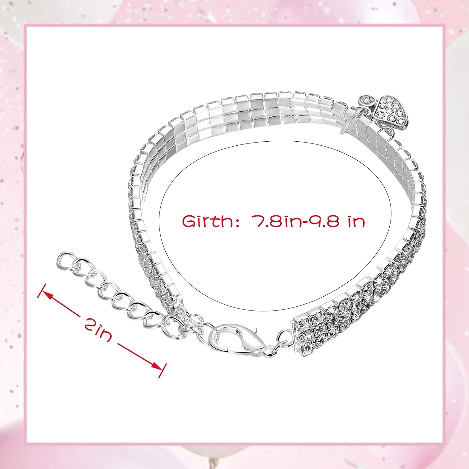 Crystal Cat Collar Elastic Pet Necklace - Image 3