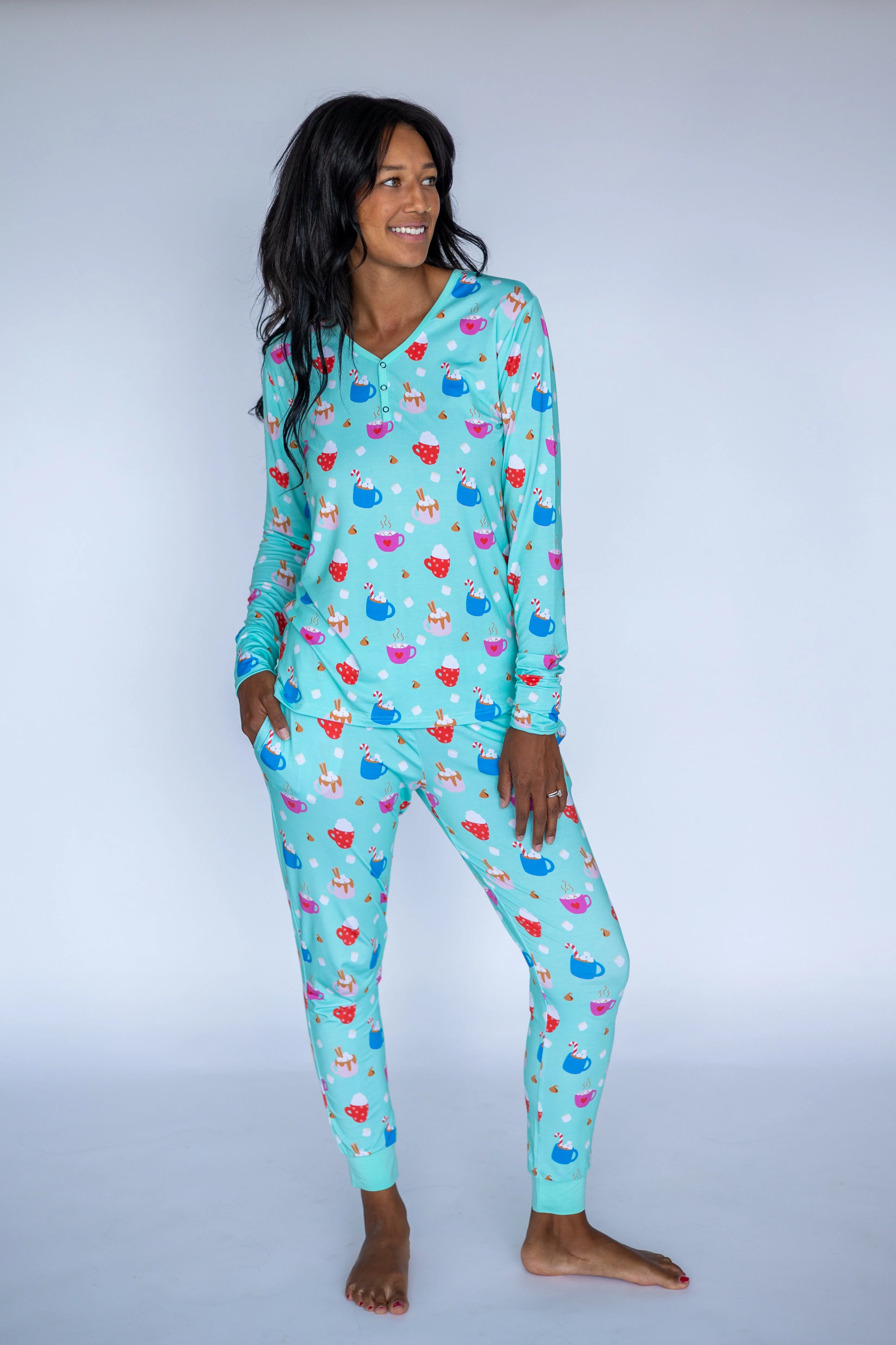 Cuppa Cozy Women’s Bamboo Pajama Set - Image 3