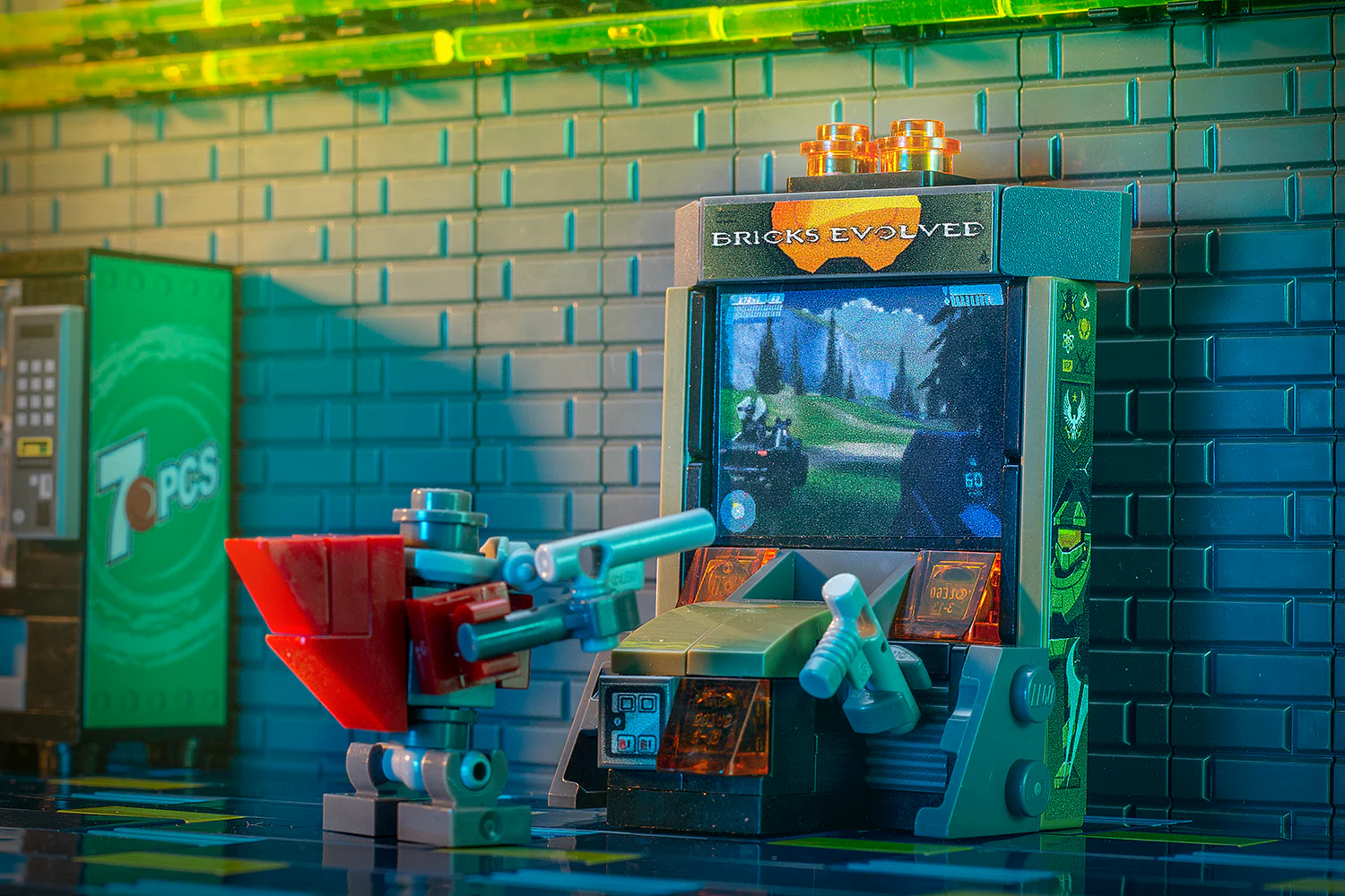 Custom Bricks Evolved Shooter Arcade Game made using LEGO parts - Image 2