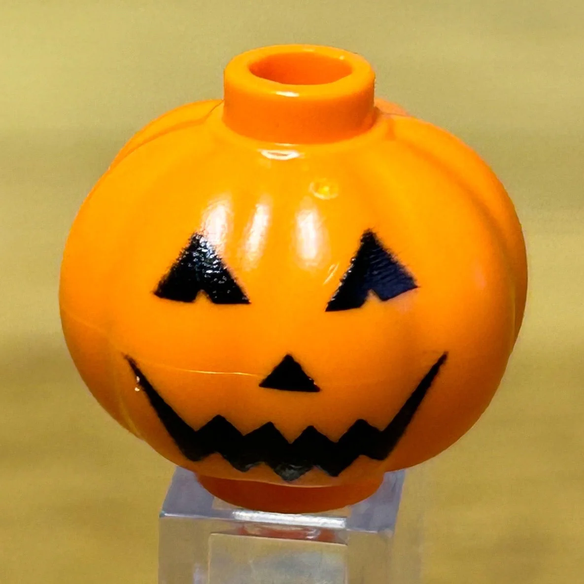 Custom Jack O' Lantern / Pumpkin Face #1 - B3 Customs made using LEGO part - Image 2