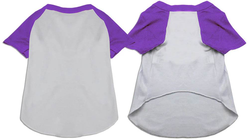 Custom Screen Print Raglan Shirt for Dogs Cats Pets - Image 7
