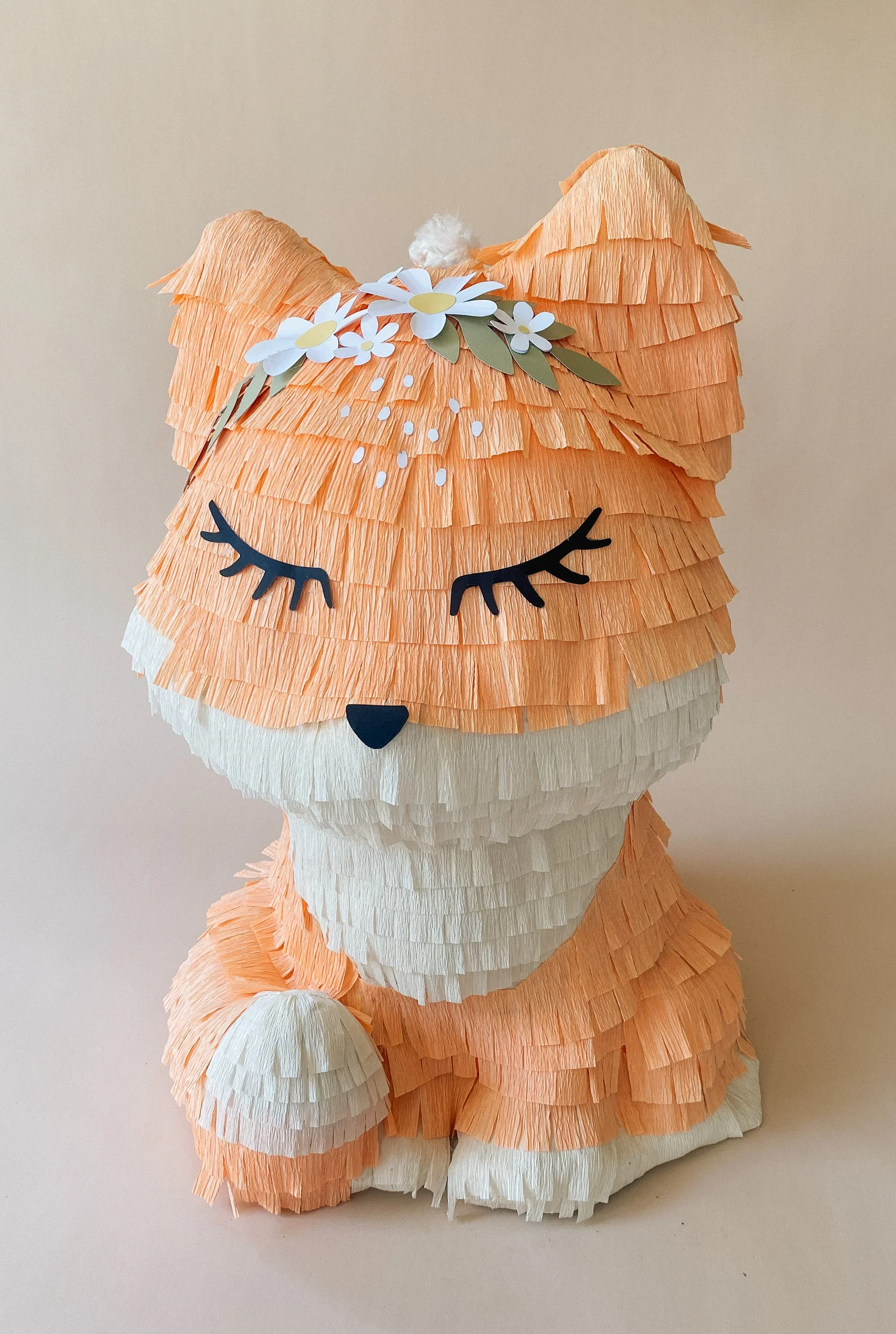 Cute 3D Woodland Fox Piñata – Customizable, Eco-Friendly, Ideal for Animal-Themed Parties and Nature Celebrations - Image 2