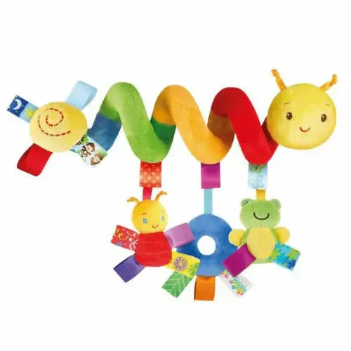 Cute Activity Musical Spiral Crib Stroller Car Seat Travel Hanging Toys Baby Boys Girls Rattles Toy - Image 7