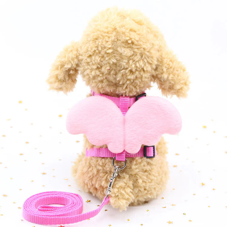 Cute Angel Dog Vest Leashes - Image 5