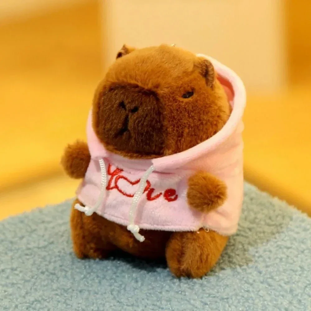 Cute Capybara Plush Toy Hoodie – Small Winged Stuffed Doll for Kids - Image 19