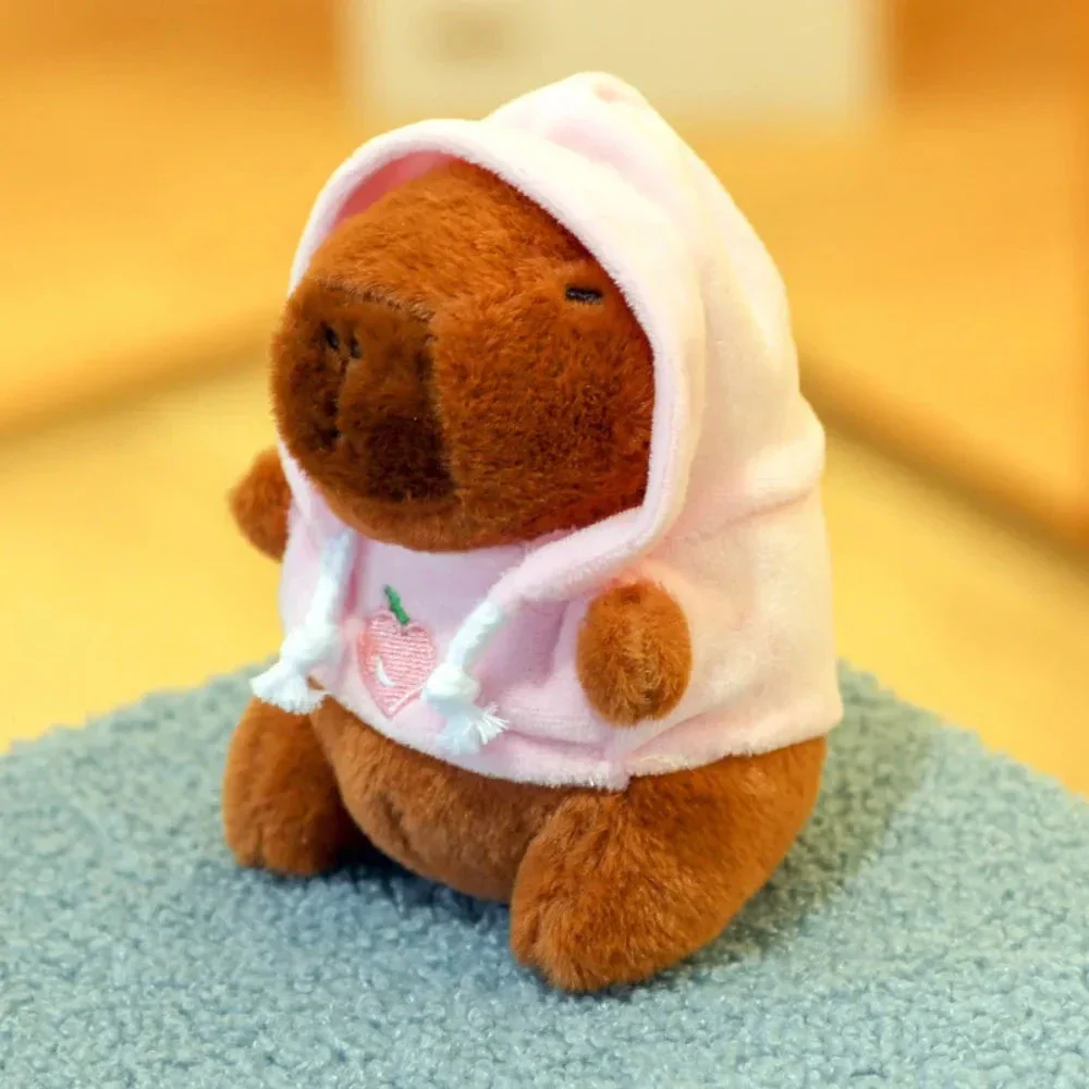 Cute Capybara Plush Toy Hoodie – Small Winged Stuffed Doll for Kids - Image 2