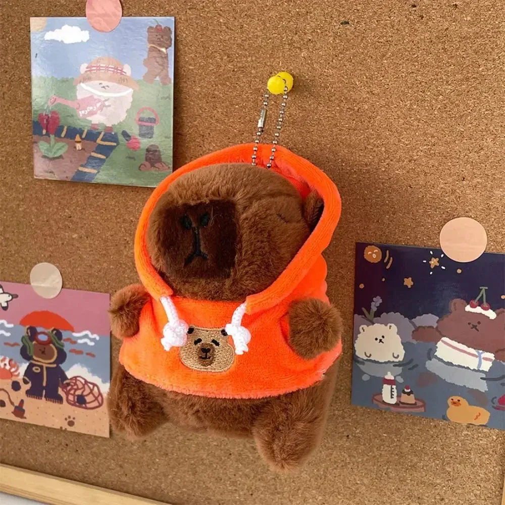 Cute Capybara Plush Toy Hoodie – Small Winged Stuffed Doll for Kids - Image 23