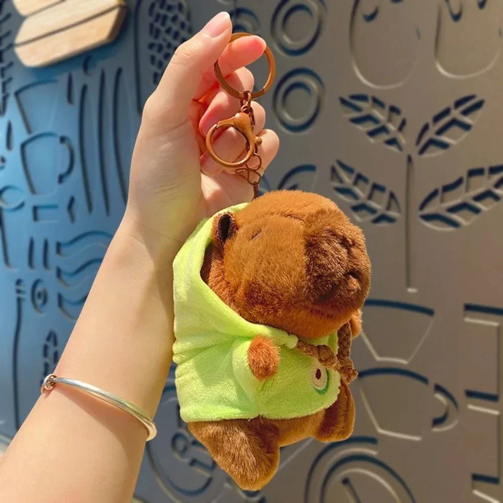 Cute Capybara Plush Toy Hoodie – Small Winged Stuffed Doll for Kids - Image 29