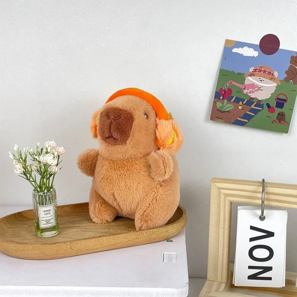 Cute Capybara Plush Toy Hoodie – Small Winged Stuffed Doll for Kids - Image 30
