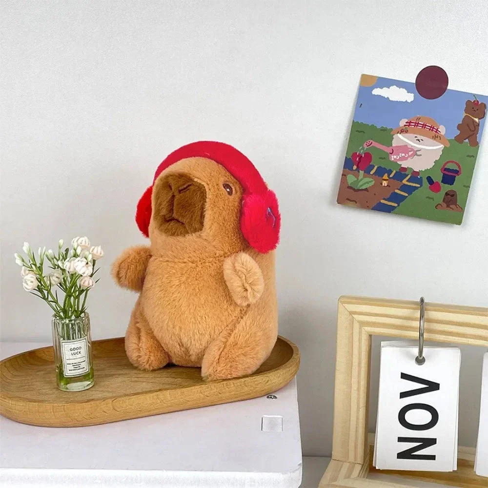 Cute Capybara Plush Toy Hoodie – Small Winged Stuffed Doll for Kids - Image 32