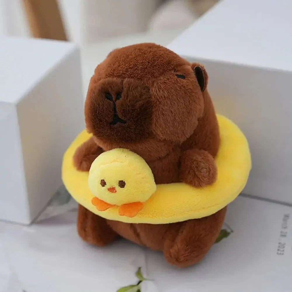 Cute Capybara Plush Toy Hoodie – Small Winged Stuffed Doll for Kids - Image 36
